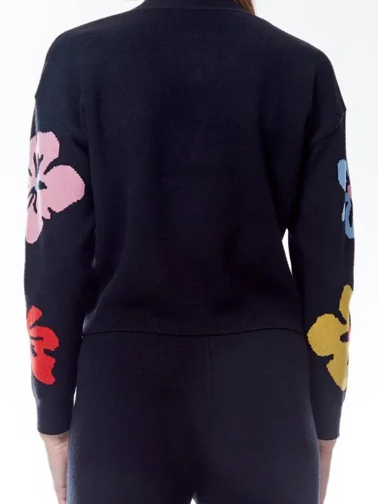 New By Design floral print button down cardigan sweater NWT - Picture 2 of 4